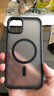 摯衛(wèi)士【膚感磁吸】適用蘋果11手機(jī)殼iPhone11保護(hù)套磁吸無線充電超薄防摔親膚磨砂半透 午夜黑 曬單實(shí)拍圖