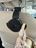 米囹車(chē)載后排手機支架頭枕汽車(chē)內后座掛鉤座椅固定支撐車(chē)看電視U   夾子款 黑【1個(gè)裝】 曬單實(shí)拍圖