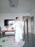 菲洛曼禪服佛系女夏天新款中國風改良漢服旗袍中式禪意茶服仙氣雪紡 2269白色上衣+2121白色褲子 M 曬單實拍圖