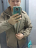 羅蒙男士夾克外套春秋季2025新款大碼寬松戶外登山服秋裝沖鋒衣上衣男 駝色 XL 曬單實拍圖