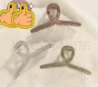 奇美拉（CHIMERA）3件套后腦勺交叉抓夾氣質(zhì)亞克力大號鯊魚夾發(fā)夾發(fā)抓盤發(fā)發(fā)飾發(fā)卡 曬單實拍圖