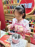 活石（LIVING STONES）兒童迷你廚房真煮套裝迷你小廚房玩具可以做飯7-14歲食品級(jí)孩專(zhuān)用 落櫻粉色33件【煎鍋+高湯鍋】 女孩子生日禮物9-12歲 曬單實(shí)拍圖