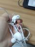 奇聯(lián) 耳機有線type-c入耳式游戲直播電腦筆記本環(huán)繞重低音舒適音樂降噪帶麥吃雞耳掛式高音質(zhì)運動耳機 冰川白-高音質(zhì)線控帶麥Type-c版 曬單實拍圖