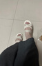 珍珠拖鞋女新款夏季百搭女士平底防滑外穿學(xué)生兩種穿法時(shí)裝涼拖鞋 白色 36-37 曬單實(shí)拍圖
