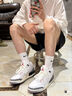 耐克（NIKE）Jordan官方耐克喬丹AJ312男子運(yùn)動(dòng)鞋秋季緩震低幫CD7069 124白/深藏青/淺灰/冷灰 44.5 曬單實(shí)拍圖