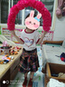 哈羅小黃鴨 HAL.DUCK女童夏季套裝2025新款又酷又颯女童裝女孩洋氣時髦夏裝兩件套兒童 白色T恤＋裙褲兩件套 120 cm 曬單實拍圖