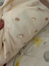 歡喜小熊寶寶秋衣純棉a類嬰兒保暖上裝內(nèi)衣新生兒春秋偏開打底上衣 曬單實拍圖