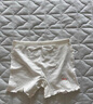 尼多熊女童內(nèi)褲安全褲防走光寶寶平角內(nèi)褲打底褲兒童四角短褲 粉+白 L 曬單實(shí)拍圖