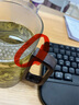 雅集加厚耐熱玻璃杯月牙茶隔大容量豪飲杯800ml帶把男士過濾泡茶水杯 曬單實拍圖