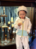 white wheat兒童2025春秋新款上衣男女童秋季衛(wèi)衣寶寶純棉連帽外套 米白 100 曬單實(shí)拍圖