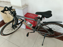 飛鴿（FLYING PIGEON）公路自行車700C跑車成人男女青少年大中小學(xué)生車競速騎行單車 超越鋼架-公路把-深灰色 24速入門級 曬單實拍圖