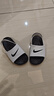 耐克（NIKE）官方男女童KAWA嬰童涼鞋夏季涼拖寶寶緩震回彈舒適BV1094 100白色/黑/黑/白色 27 曬單實(shí)拍圖