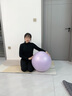 颯望德國孕婦瑜伽球助產(chǎn)防滑防爆加厚強彈力抗壓成人健身球初學者 水墨粉【升級防爆 -孕媽/兒童】 55cm 曬單實拍圖