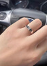 ICESTRELLA簡約時尚仿真鉆石莫桑石鉆公主方鉆18金結婚情侶對戒男戒指男士 1克拉 男士15號 曬單實拍圖