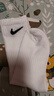 耐克（NIKE）男襪三雙裝 中高筒 休閑襪 運動襪 籃球襪 白襪 SX7676-100-M 曬單實拍圖