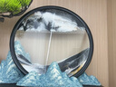 赟婭迎客松山水流沙畫(huà)擺件新中式禪意客廳玄關(guān)辦公室裝飾喬遷新居擺件 喜樂(lè )福迎客松山水流沙畫(huà) 曬單實(shí)拍圖