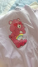 播商場同款秋新款個性撞色領萌趣動物印花T恤女BDQ3YD0263 P10淡粉紫 S 曬單實拍圖