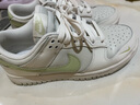 耐克（NIKE）Dunk 女鞋低幫灰白拼色撞色輕盈緩震滑板鞋潮流舒適防滑運動(dòng)板鞋 IB3484-001 37.5 曬單實(shí)拍圖