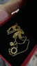 老廟S925銀疊鏈太陽(yáng)禮物 太陽(yáng)項鏈/約3.30g 曬單實(shí)拍圖