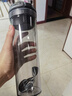 特百惠（Tupperware）晶彩MAX塑料杯600ml 男女士學生夏季運動水杯子戶外大容量 酷炫黑 曬單實拍圖