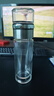 品喻（PINYU）泡茶杯玻璃杯茶水分離隔熱加厚便捷水杯辦公商務(wù)高檔杯350ml 曬單實(shí)拍圖