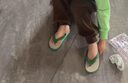 G.DUCKKIDS小黃鴨兒童涼拖鞋夏季男女童夾腳趾人字拖鞋寶寶室內(nèi)防滑橡膠外穿 綠色:魚牌童拖 18.5 185mm 適合27/28碼腳 曬單實拍圖