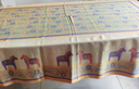 Ekelund 桌布 美式輕奢高級感餐桌布 現代全棉長(cháng)方形家用餐臺布茶幾蓋布 小馬桌布130*190cm 曬單實(shí)拍圖