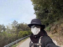 戎美丹尼登山帽+面罩+眼鏡戶外百搭套裝女秋季遮陽帽帽大帽檐漁夫帽透氣 卡其色四件套【帽子+護目鏡+無痕口罩+袖套】 曬單實拍圖
