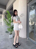 ZCVRR夏季拖鞋女2025年新款外穿一字拖松糕厚底時尚沙灘鞋百搭涼拖鞋 黑色 37 (235mm) 曬單實拍圖