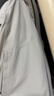 太平鳥男裝【王鶴棣同款】 沖鋒冬季羽絨服B2ACE4421 淺灰1 M 曬單實拍圖