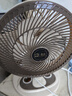 駱駝電風扇家用電扇臺式多功能小型風扇學生宿舍桌面風扇可搖頭靜音辦公室桌面臺扇 米色臺扇【搖頭/2檔位】 標配【1.3米電源線】 曬單實拍圖