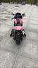 筏芯兒童摩托車7歲到16歲兒童摩托車7歲到16歲電動(dòng)3-12歲超大款杜卡迪 粉色12V7電+腳踏油門+藍(lán)牙音樂 曬單實(shí)拍圖