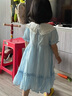 巴拉巴拉女童連衣裙夏季兒童裙子可愛(ài)泡泡袖201224111018 曬單實(shí)拍圖