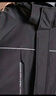 卡賓男裝 90鴨絨羽絨服秋冬新款寬松保暖外套工裝街頭舒適H 煤黑色01 L /175/50 曬單實拍圖