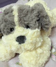 名創(chuàng)優(yōu)品（MINISO）趴姿小號軟趴趴小狗毛絨玩具玩偶公仔抱枕娃娃生日禮物女 灰色 曬單實拍圖