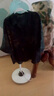 意枕上杭州真絲襯衫女胖媽媽大碼落肩香云紗襯衣女加肥加大蝙蝠袖中老年 綠色 XL 128斤以下 曬單實(shí)拍圖