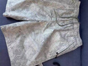 花花公子迷彩純棉短褲男士夏季新款潮牌高級(jí)感休閑工裝中褲寬松五分沙灘褲 豆綠色 XL 曬單實(shí)拍圖