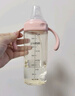 Bellesion直飲吸管奶瓶一歲以上2歲3歲-6歲寶寶ppsu防摔防漏喝奶喝水學(xué)飲杯 粉色 330ml 【2吸嘴+1直管+2刷】 曬單實(shí)拍圖
