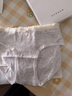都市麗人內(nèi)褲女純棉10A抑菌加長襠A類棉2025新款女士100%棉少女甜美三角褲 曬單實(shí)拍圖
