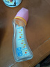 M&M弧形寶寶玻璃奶瓶 防脹氣奶瓶 新生嬰兒防誤咽彎頭標(biāo)準(zhǔn)口徑MM奶瓶 海洋款 150ml 【S號(hào)+SS號(hào)奶嘴】 曬單實(shí)拍圖