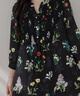 MsShe【V領(lǐng)印花打攬長(zhǎng)款小衫】MsShe大碼女裝2025夏裝胖mm 七分袖-黑色現(xiàn)貨 6XL 曬單實(shí)拍圖