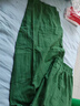 羅蒙（ROMON）苧麻炒色做舊垂感寬松燈籠褲女褲子新款打坐寬松棉麻太極褲長褲子 古銅綠 （砂炒） S  （褲長94cm）85-145斤 曬單實拍圖