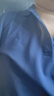 杉杉polo衫男夏季新款商務(wù)休閑半袖運(yùn)動(dòng)透氣親膚T恤男打底短袖男士 F1112P1D2007-藏青（含桑蠶絲） L 175/92A 曬單實(shí)拍圖