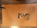 青染老板辦公室桌墊超大皮革桌面墊高端臺墊復古仿牛皮桌墊防油鼠標墊 奶茶棕  防水防油易打理   50*80cm【復刻牛皮】 曬單實(shí)拍圖