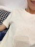 Gap女裝2025春季新款刺繡logo羅紋彈力短袖T恤簡約常規(guī)上衣761951 米白色 M (165/84A) 亞洲尺碼 曬單實(shí)拍圖