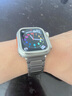 PZOZ適用蘋果手表保護(hù)殼apple iwatch s10保護(hù)套iphone watch 9/8/7/6/5秒變ultra 2金屬全包防刮防摔1 鈦金色 iWatch 7/8/9  45mm 曬單實(shí)拍圖