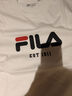 FILA 斐樂(lè )官方男裝情侶款針織短袖衫2025春季新款休閑簡(jiǎn)約舒適純棉T恤 云菇白-WT L （175/96A/L） 曬單實(shí)拍圖