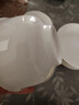 瓷俠客純白碗家用骨瓷米飯碗陶瓷小湯碗飯店餐具套裝面碗吃飯碗2024新款 4.5英寸標準米飯碗【10個】 曬單實拍圖
