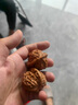 沐瑪核桃文玩手盤把玩官帽四座樓南疆石白獅子蛤蟆頭三棱生日禮物男男 43-44四座樓獅子頭+刷子錦袋錦盒 曬單實拍圖