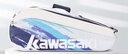 Kawasaki川崎羽毛球包大容量手提單肩包球拍包袋子3支裝A8360夜蘭 曬單實拍圖